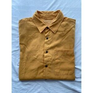 5.11 Tactical Button Up Shirt Mens Large Yellow Modal Military